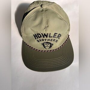 Howler Brothers Camp Green Monkey Mens rope snapback hat nylon